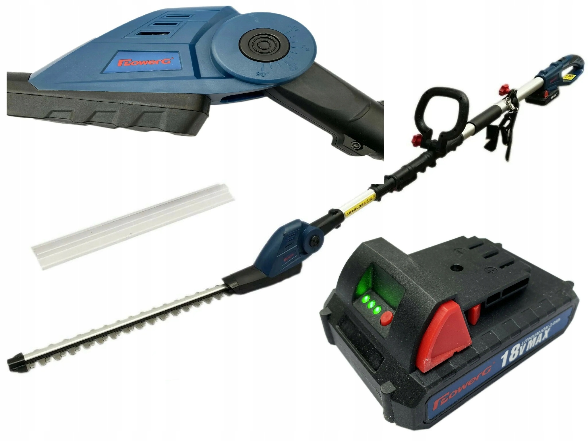 Akumulátorové elektrické nožnice PowerG 41 cm 18 V